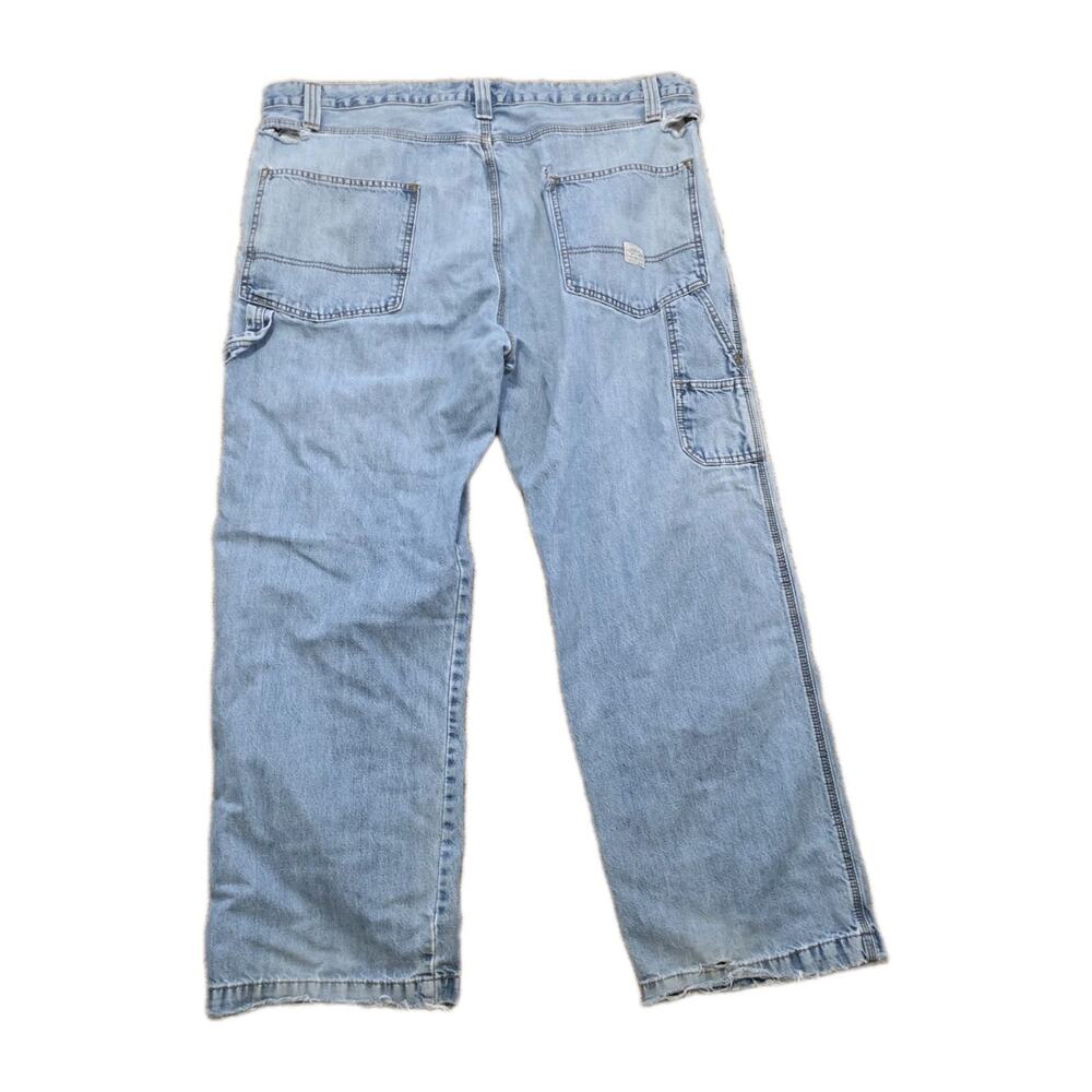Vintage Y2K Baggy Carpenter Skater Jeans Mens 42x30 Loose Grunge Distressed